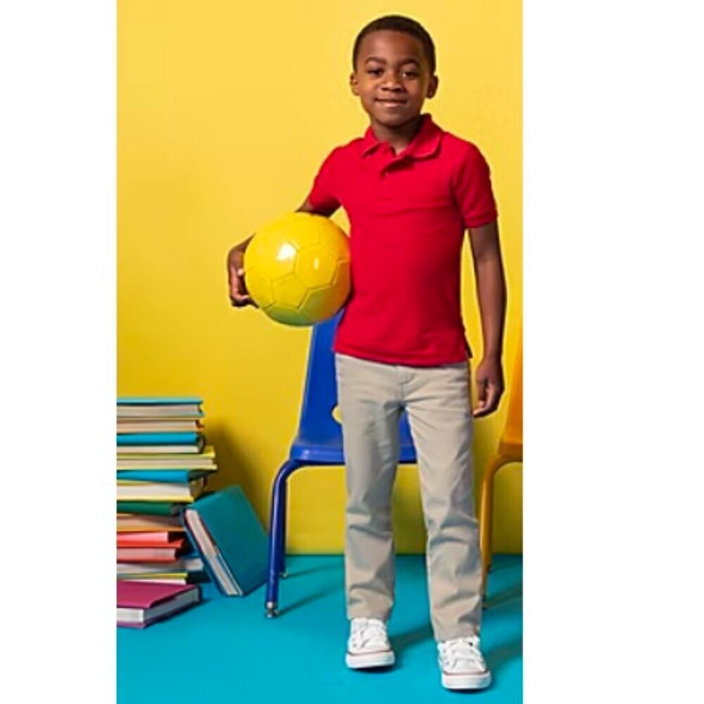 IZOD Performance Little Boys Straight Flat Front Pant - Picture 6 of 8